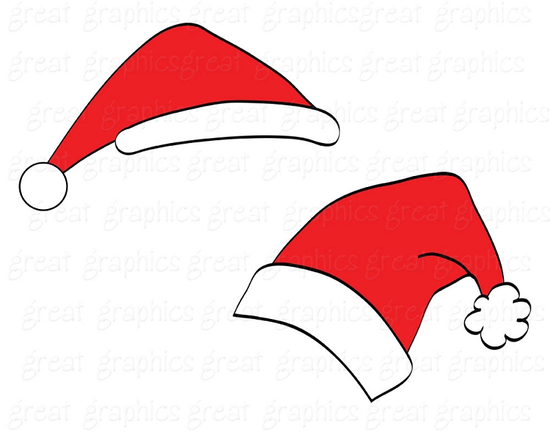 Clipart Santa Hat - Tumundografico