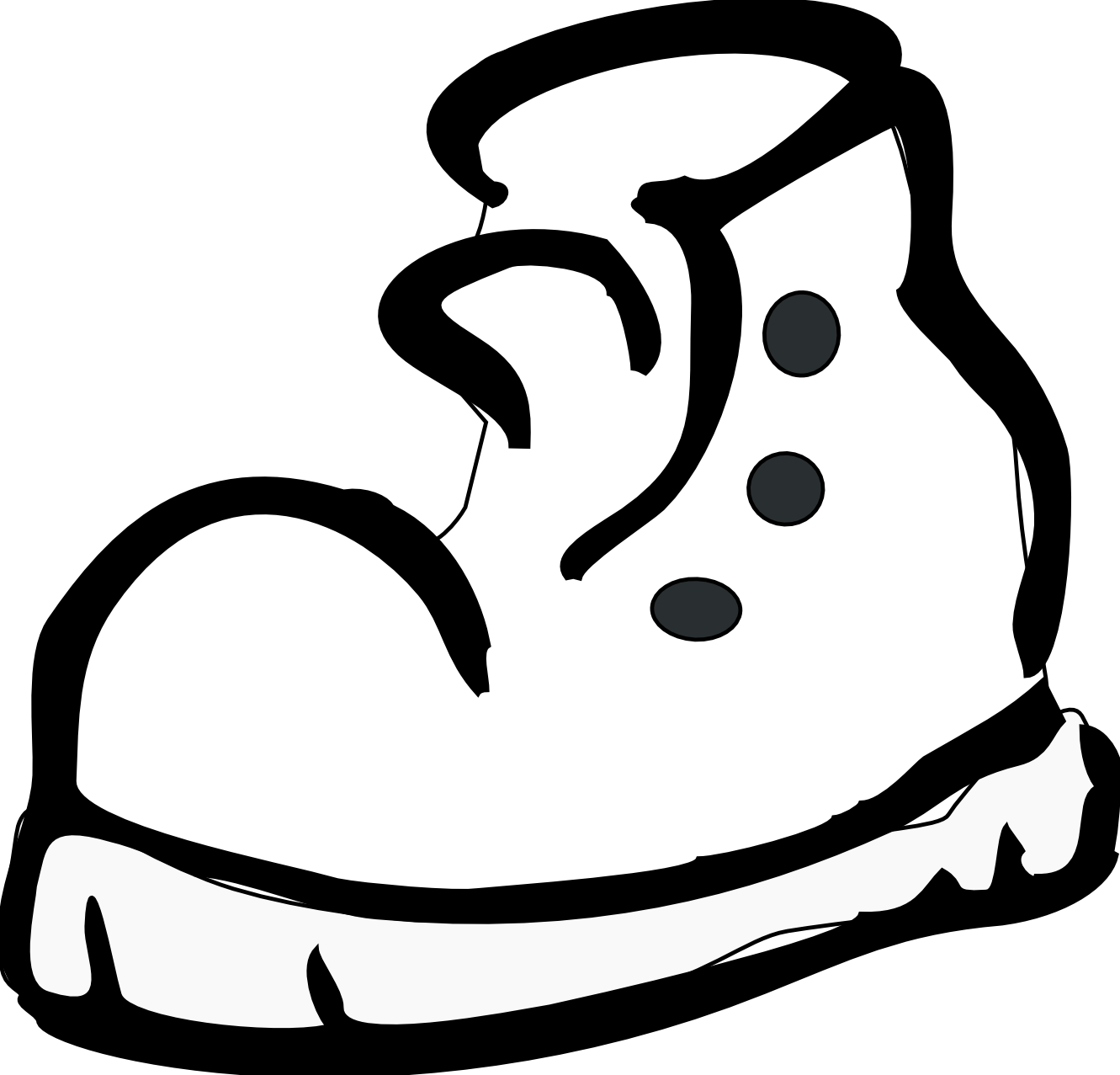 Running Shoe Clipart | Free Download Clip Art | Free Clip Art | on ...