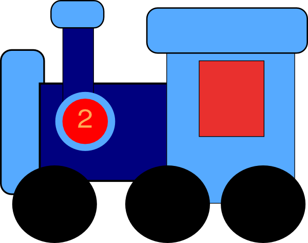 Train engine clip art