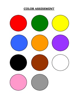 Colors Assessment - ClipArt Best