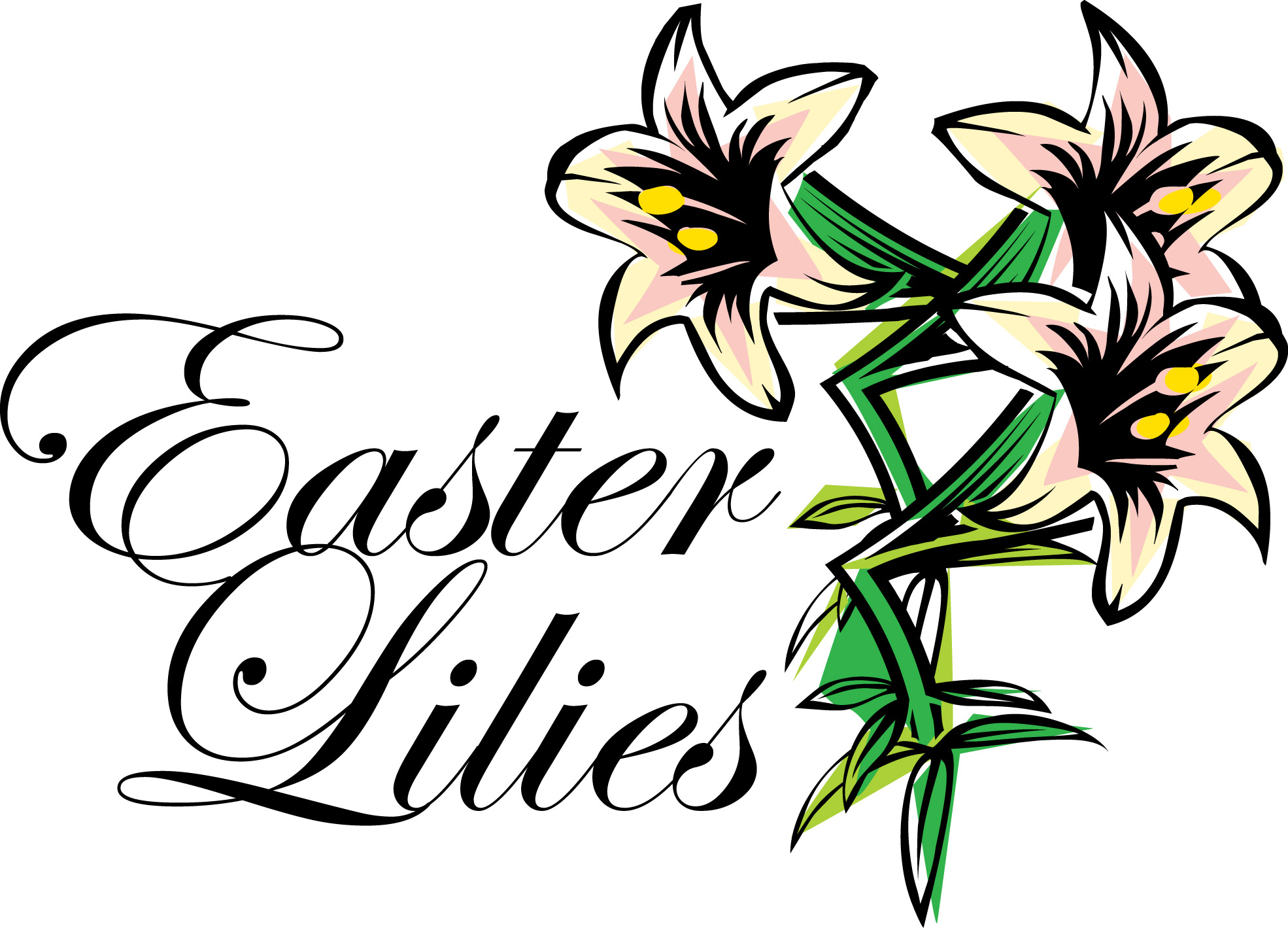 Easter Lily Clip Art - Tumundografico
