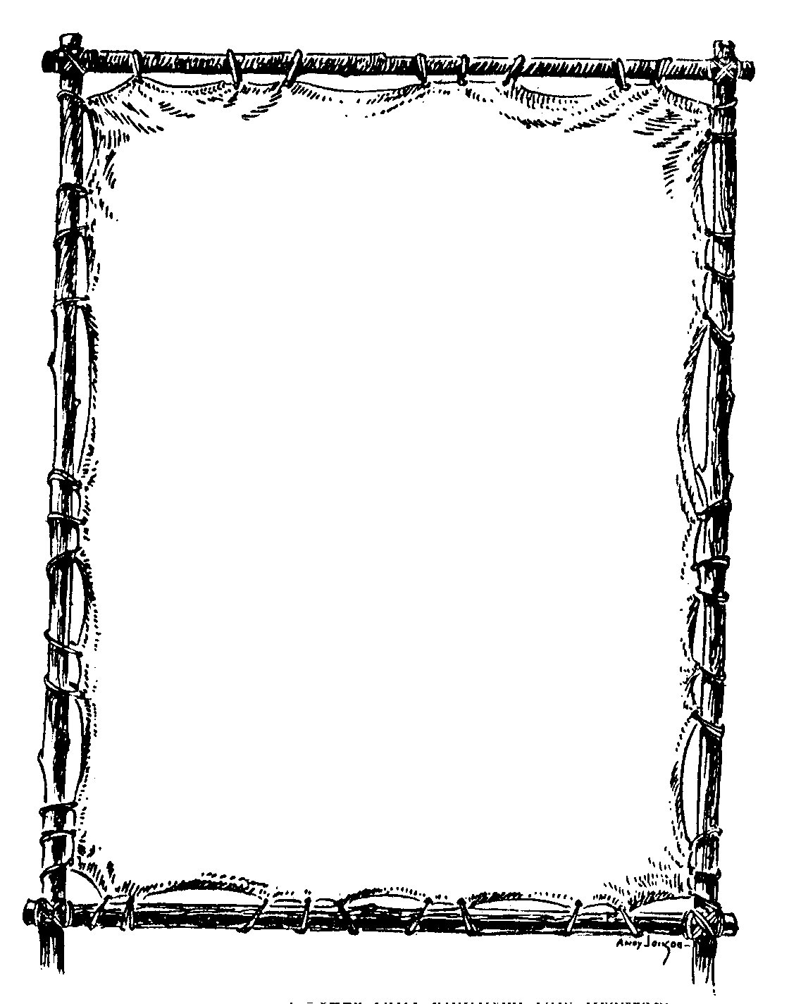 Boy scout border clip art