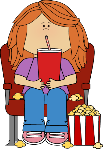 Movie Clip Art - Movie Images - Kids Movie Night Clip Art
