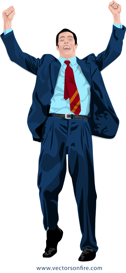 Happy Businessman by Mihai Ionascu, free vectors - Clipart.me