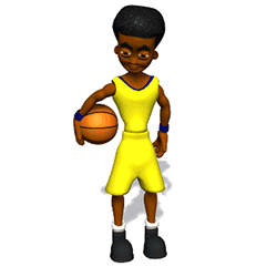 Animated gif of basketball players and free images ~ Gifmania
