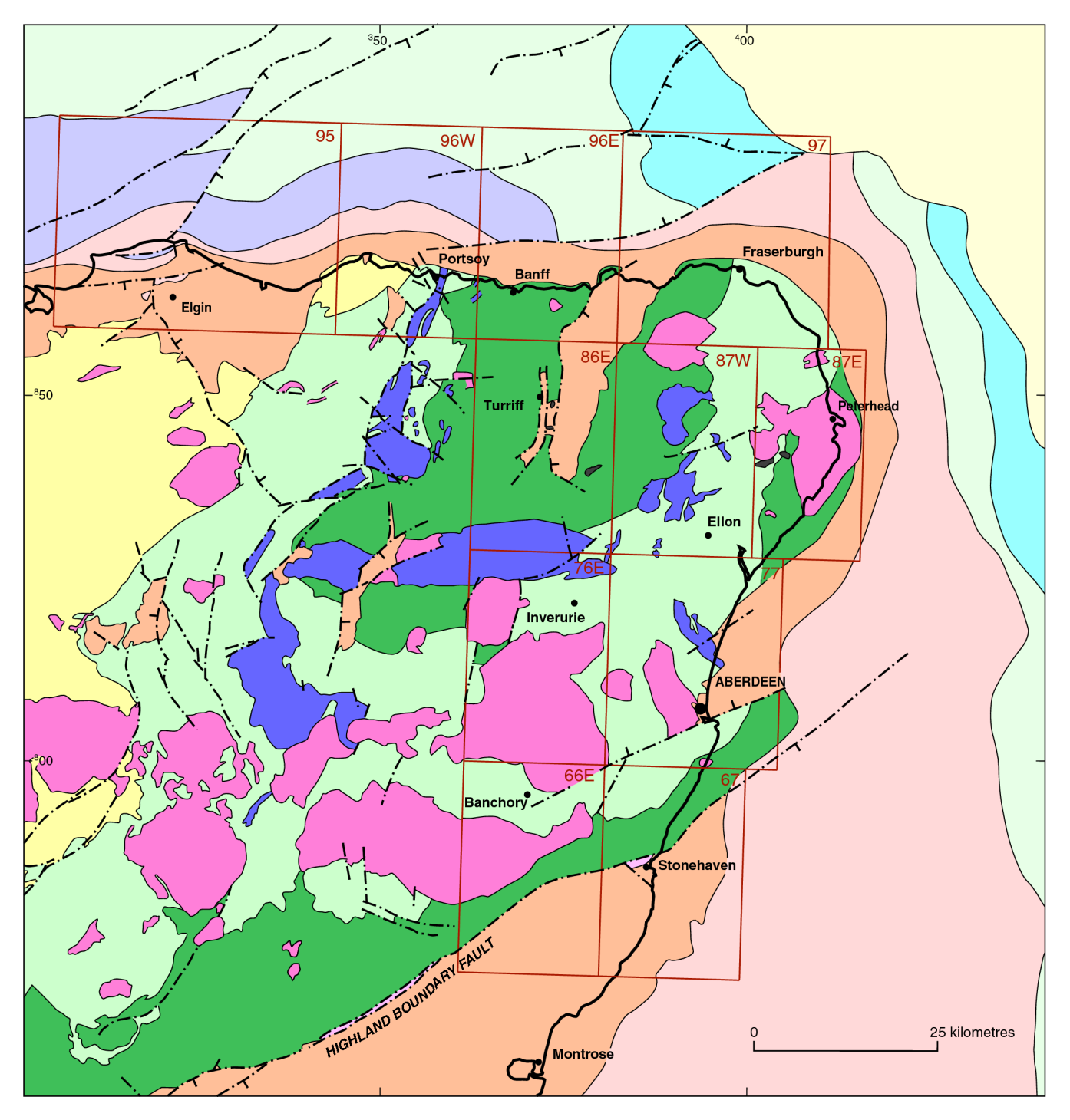 Landscape evolution, Cainozoic of north-east Scotland - Earthwise