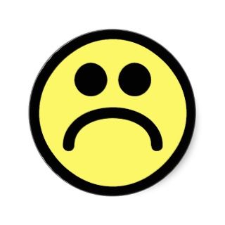 Sad face sad smiley face clipart free clipart images - Clipartix