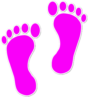 Walking feet clip art dfiles