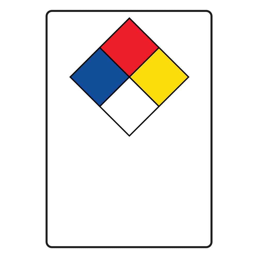 NFPA 704 Diamond - Blanks and Kits