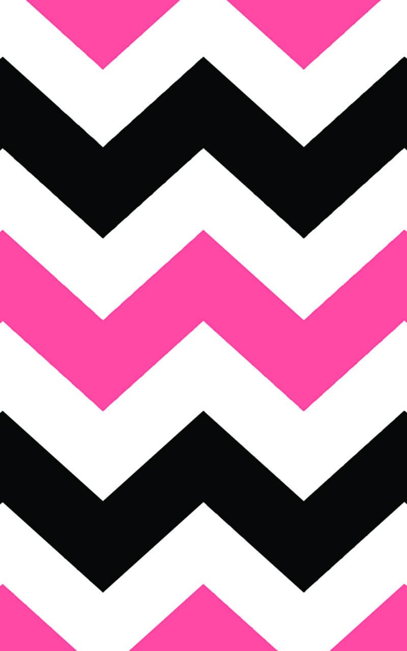 Black Pink Chevron Skin for Samsung Galaxy S4