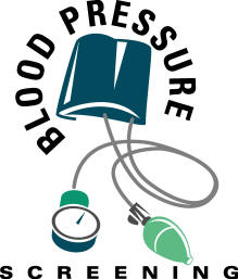 Blood pressure screening clipart