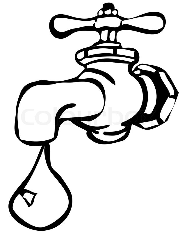 Running Tap Water Clipart