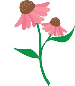 Long Stem Flower Clipart