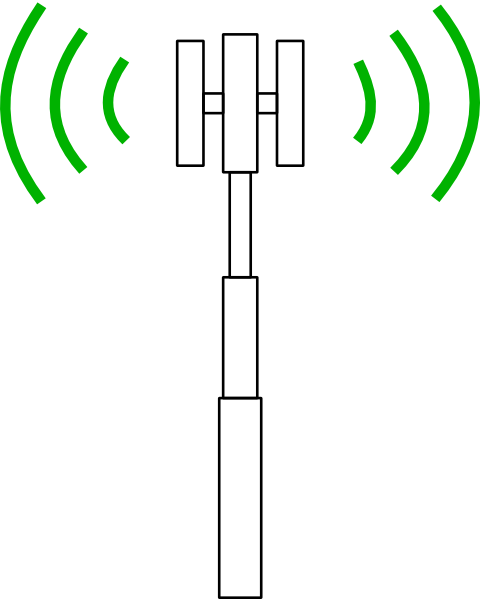 Cellular tower clipart