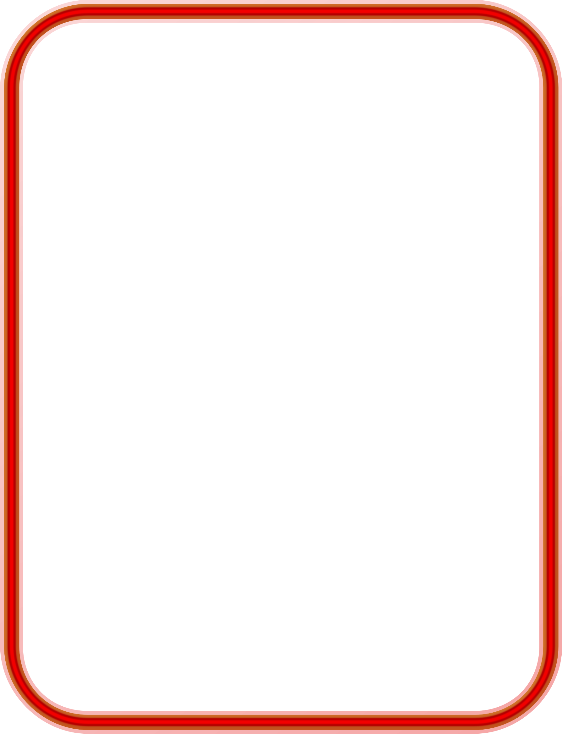 Red clipart border