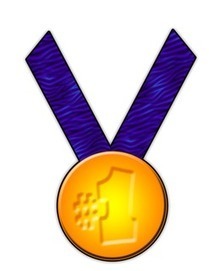 Olympic gold medal clipart