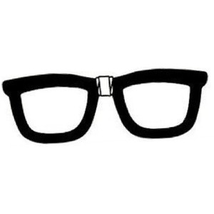 Nerd glasses clipart no background