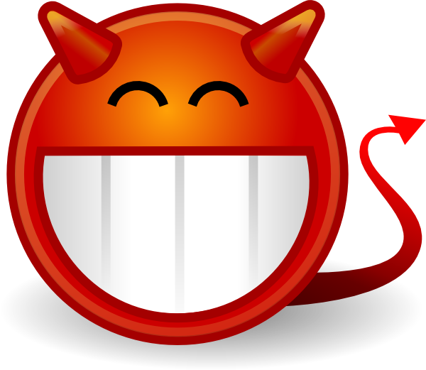 Devil Face Emoticon