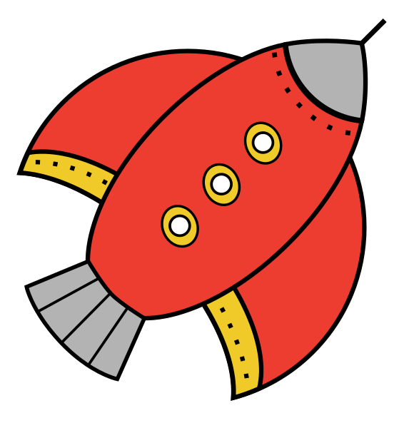 Free to Use & Public Domain Rocketship Clip Art