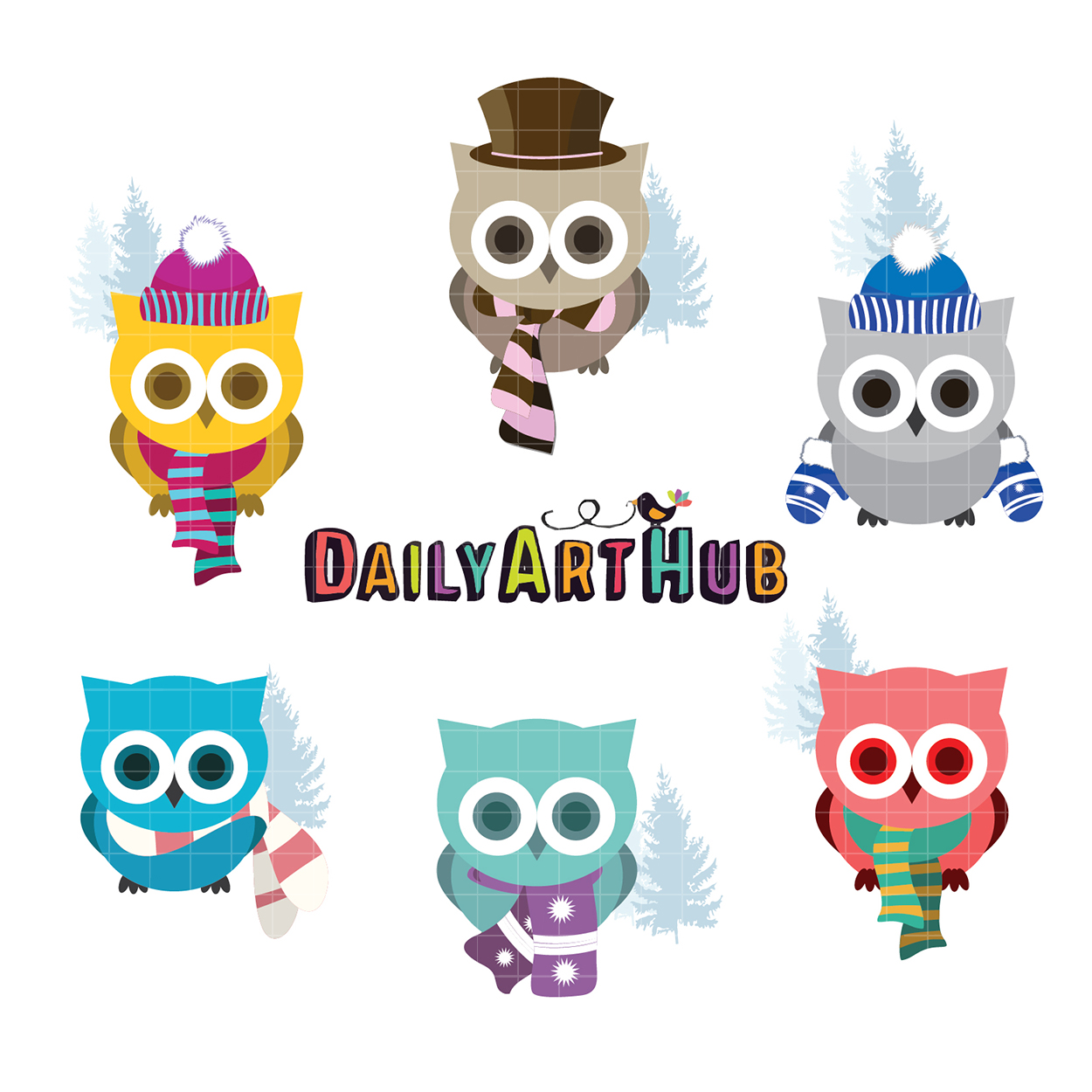 Cute snowy owl clipart - ClipartFox