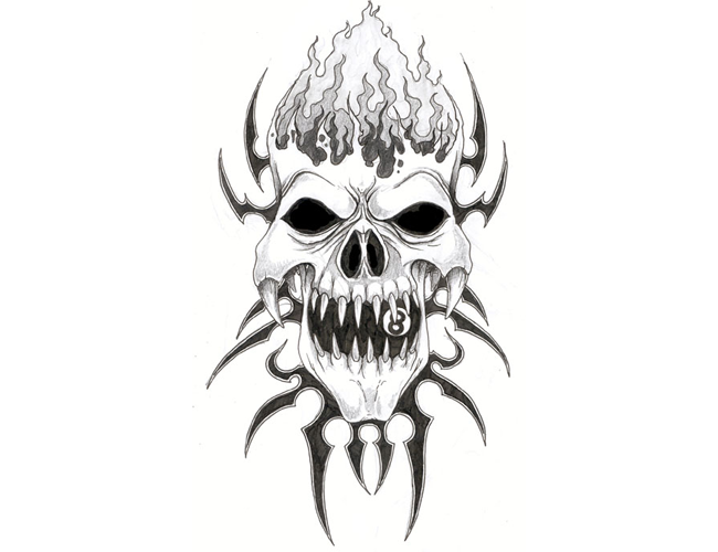 Evil Skull Pics
