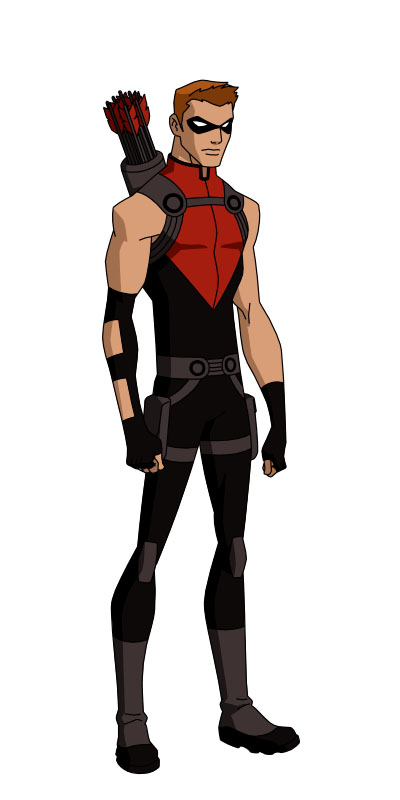 DC Comic -- Young Justice - Red Arrow Cosplay Costume Version 01 ...