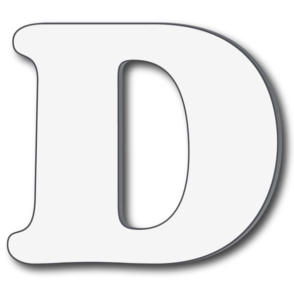 Letter D Clipart
