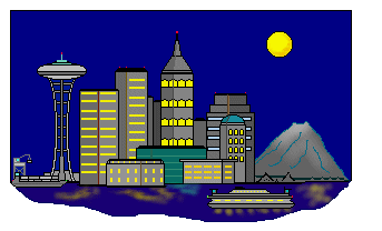 Image of City Skyline Clipart #6630, Seattle Clipart Free Clip Art ...
