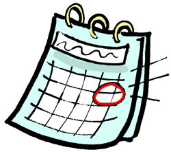 Weekend calendar clipart - ClipartFox