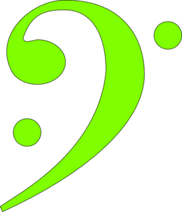 Bass clef clipart