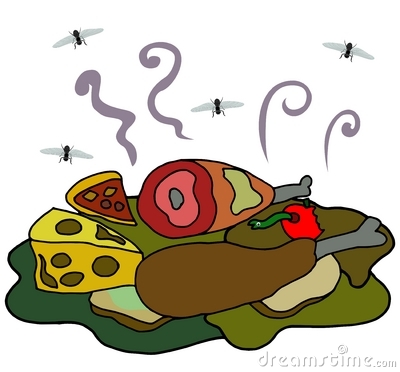 Spoiled food clipart