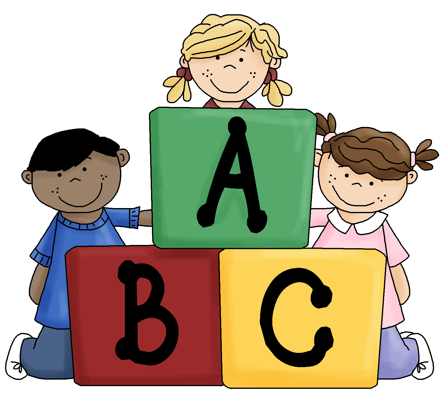 Abc Blocks Clipart