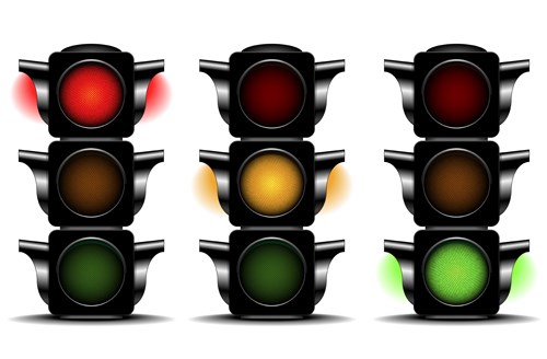 Various Traffic light design vector 02 | Free download