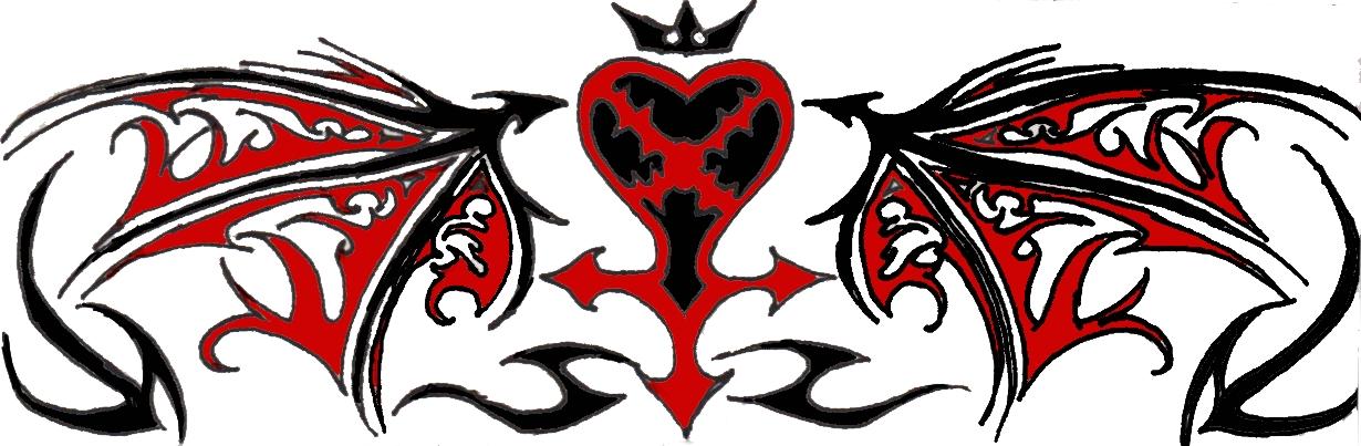 DeviantArt: More Like Kingdom Hearts Tribal Tattoo by LordBlumiere