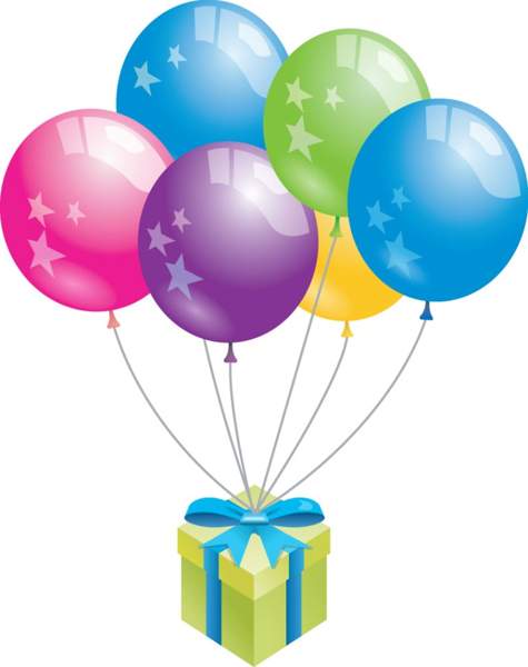 Clipart for birthday balloons