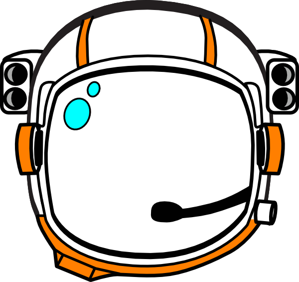 Cartoon Girl Astronaut Clipart