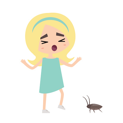 Cartoon Of The Blonde Girl Crying Clip Art, Vector Images ...