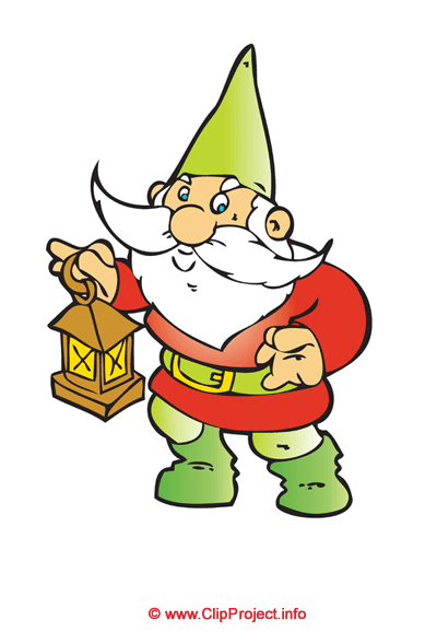 Christmas gnomes clipart