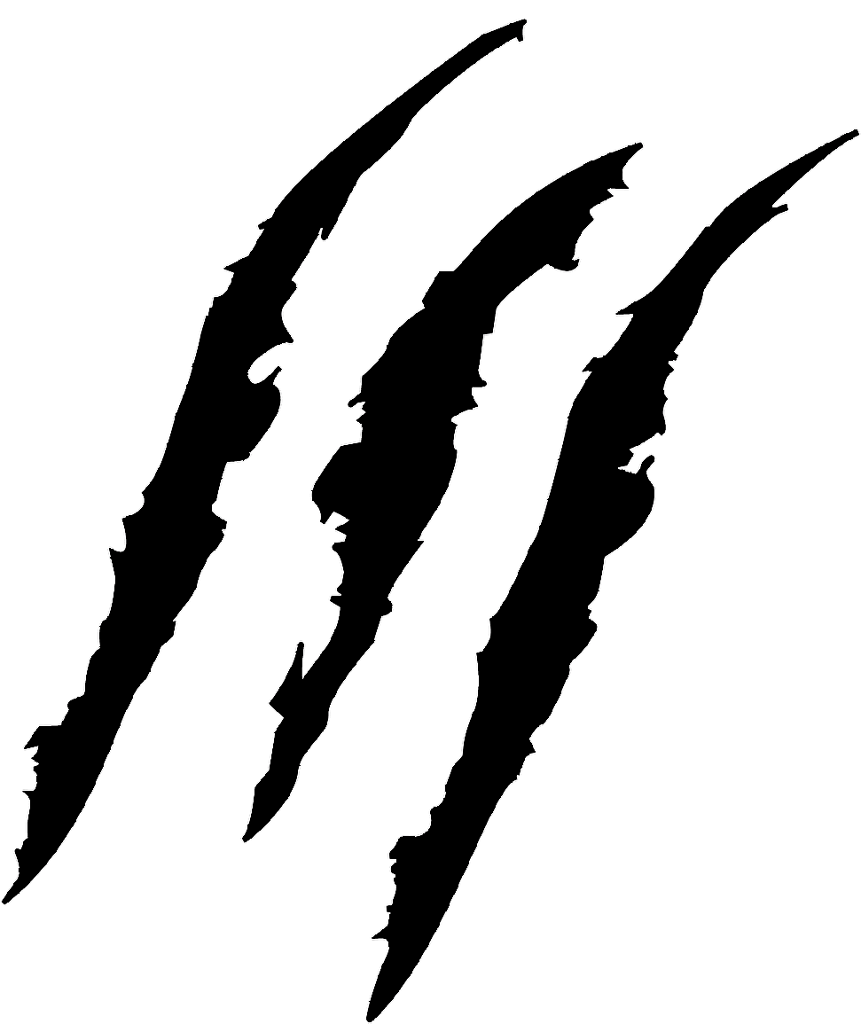 Bear Claw Mark Clipart