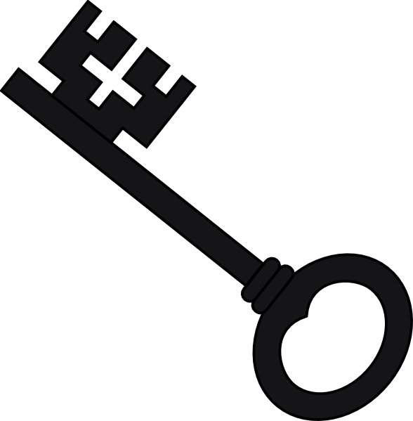 Key Outline Clip Art Colouring Pages Clipart - Free to use Clip ...