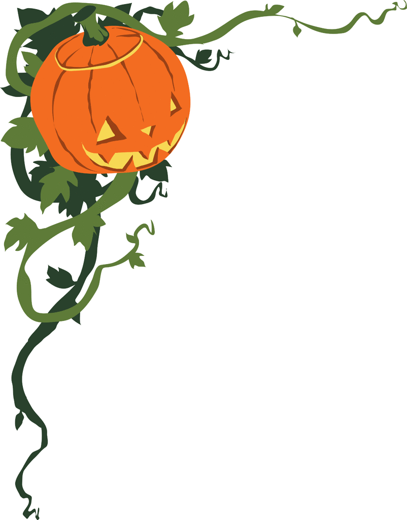 Halloween Corner Border Clipart