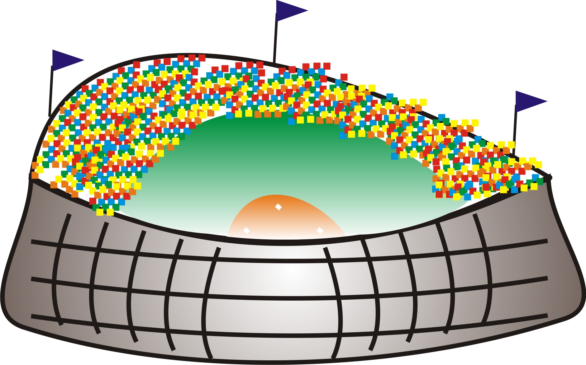 Clip Art Stadium Seats Clipart