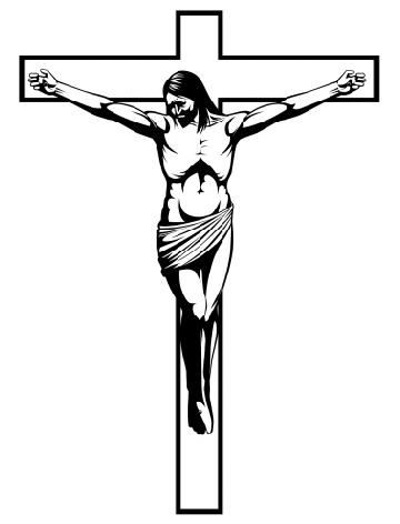 Jesus On The Cross Drawings - ClipArt Best