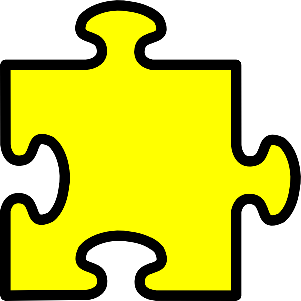 Puzzle Pieces Outline - ClipArt Best