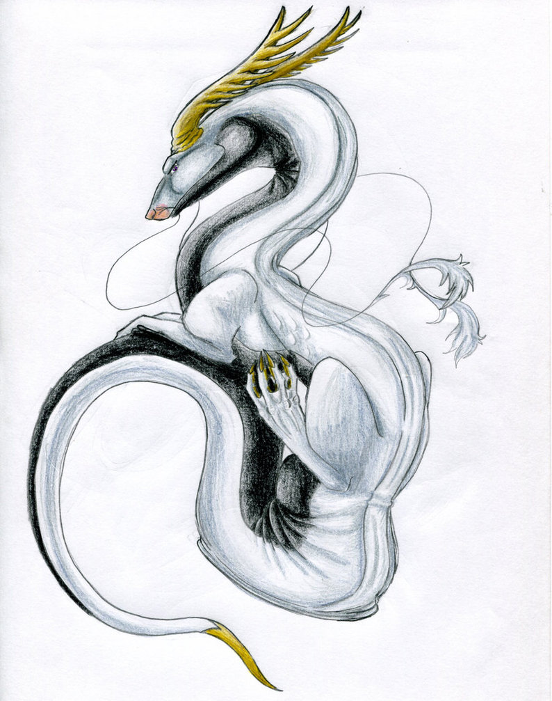 Foreign Gold Tip Dragon