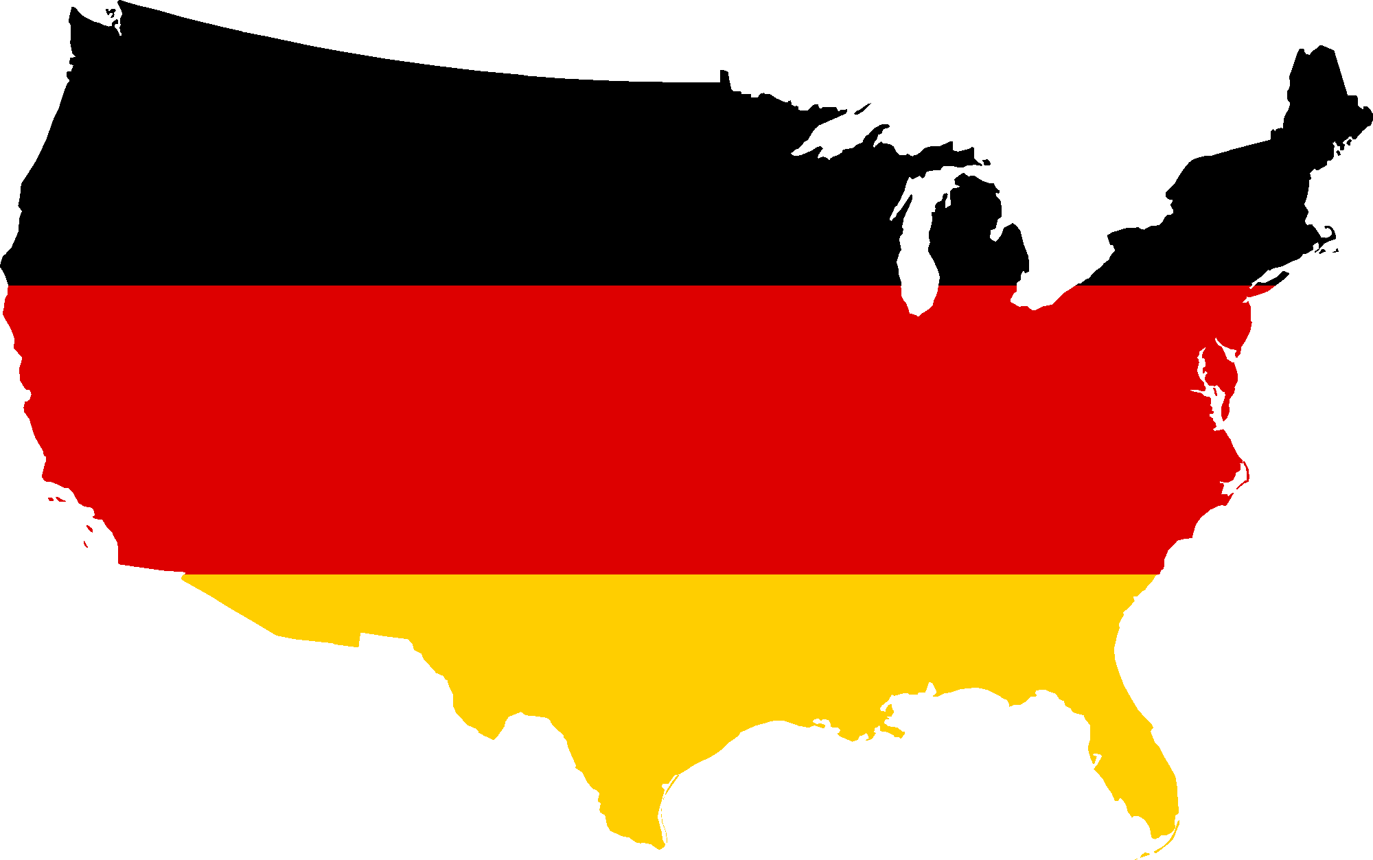 Flag Map of the United States (Germany).png - ClipArt Best ...