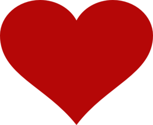 Heart Without Lines clip art - vector clip art online, royalty ...
