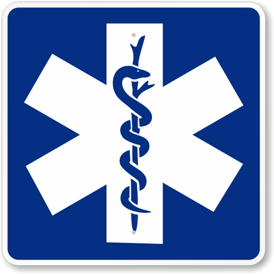 First Aid Symbol Sign - First Responder Sign Online, SKU: K ...