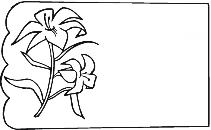 Lily Coloring Page Super | Hagio Graphic