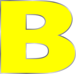 Letter B clip art - vector clip art online, royalty free & public ...